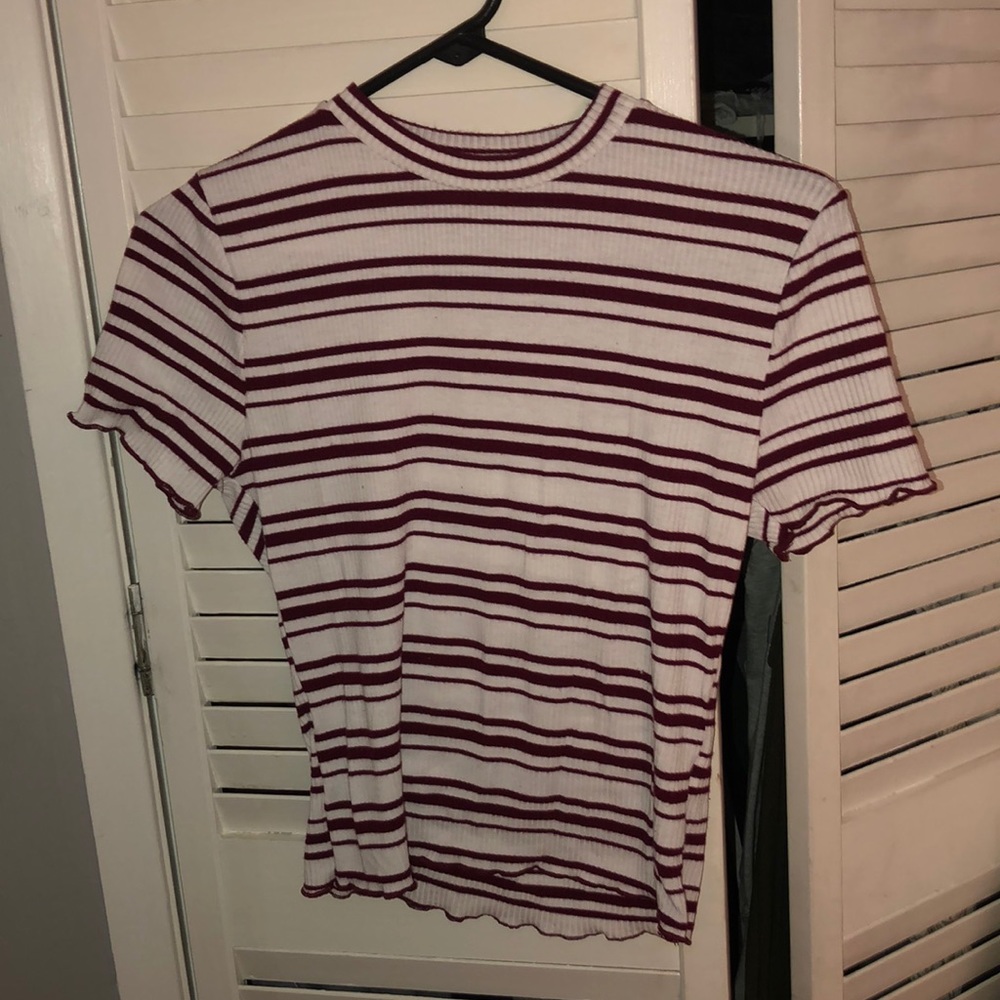 charlotte russe striped tee